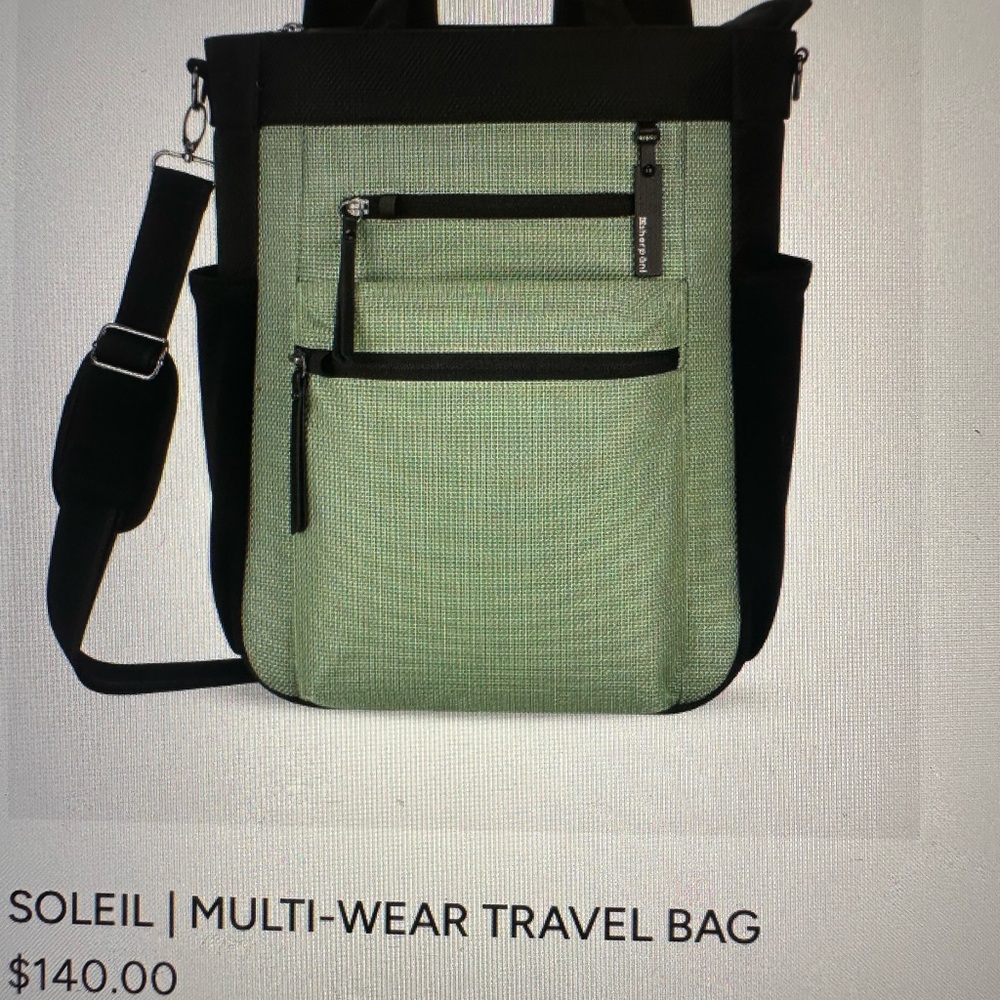Sherpani Soleil Multi-Wear Travel Bag - Grey and Black